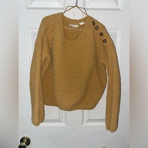 Yellow Knitted Sweater